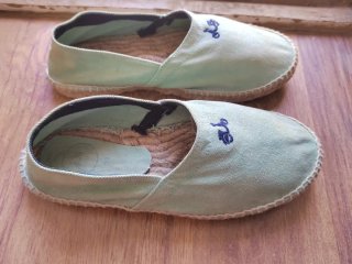Alpargatas Scotta verde agua talla 39
