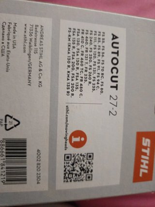 Cabezal desbrozadora Stihl Autocut 27-2