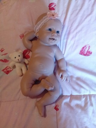 Muñeca Reborn Silicona Platino EN OFERTA