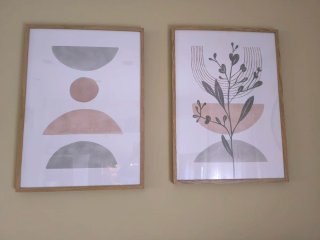 Set 2 Cuadros Decorativos Abstractos