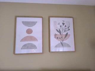 Set 2 Cuadros Decorativos Abstractos