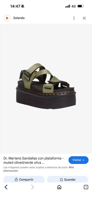 Sandalias Dr. Martens Verdes y Negras
