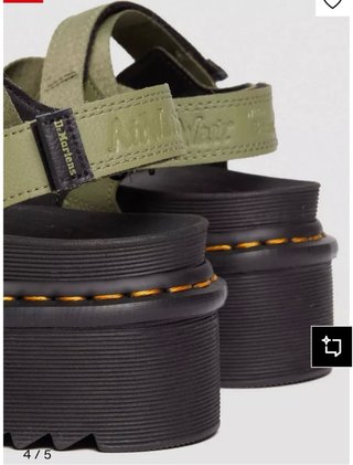 Sandalias Dr. Martens Verdes y Negras