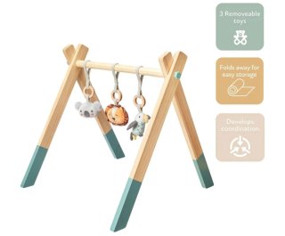 Gimnasio de madera para bebé