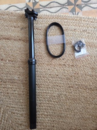 Tija telescópica para bicicleta