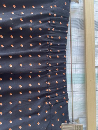 Falda mide negro y ocre-EseoEse