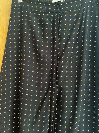 Falda mide negro y ocre-EseoEse