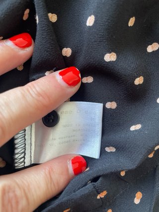 Falda mide negro y ocre-EseoEse