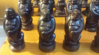 Figura Buda Talla Madera para elegir