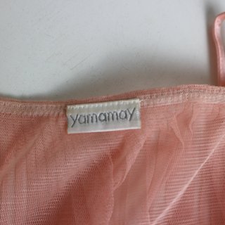 YAMAMAY TOP IN RETE TAGLIA S ROSA USATO