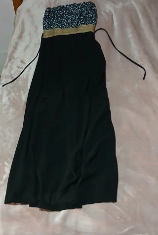Vestido fiesta negro talla M