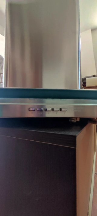 Cappa cucina acciaio inox e vetro