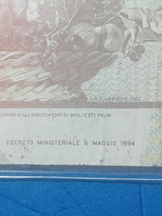Biglietto 100.000 Lire Banca d'Italia 1994