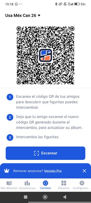 Cambio cromos Mundial