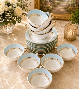 Limoges DRB - LHQ juego de cafe porcelana