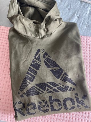 Sudadera Reebok Verde con Logo