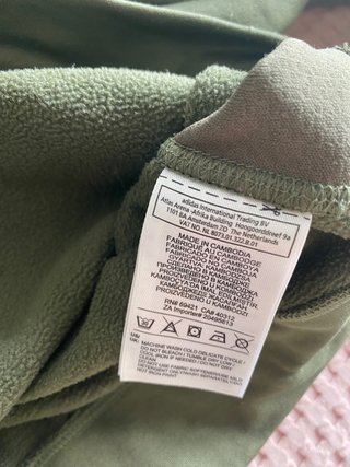 Sudadera Reebok Verde con Logo