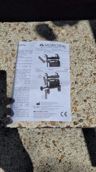 Andador para adultos Mobiclinic Trajano 4 Ruedas