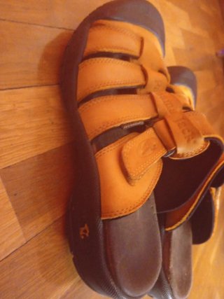 Sandalias Panamá Jack Naranja/Negro