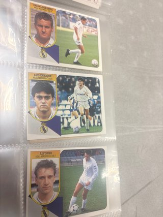 Cromos Real Madrid Liga 91-92