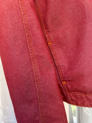 Chaqueta vaquera Twist burdeos