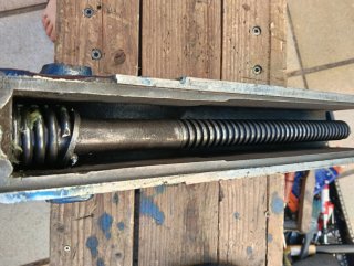 Tornillo de banco grande