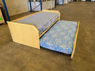 Cama nido doble 80x180 con 2 colchones