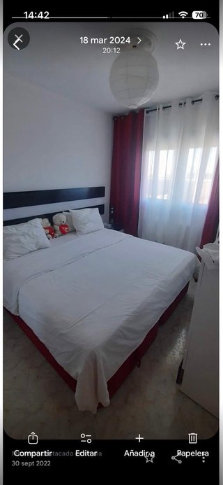 Testiera e 2 comodini in legno
