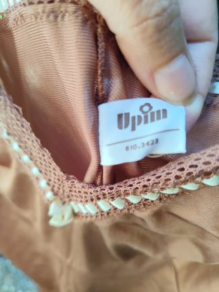 Sottoveste vintage Upim marrone tg. 2