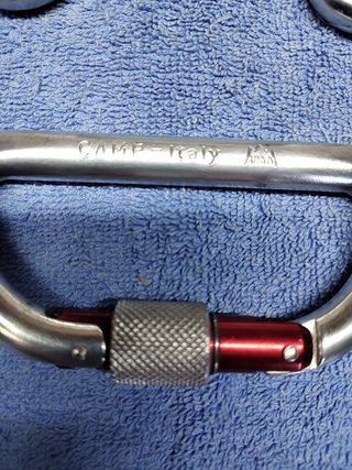 Set di 3 Moschettoni da 10mm di altissima qualità