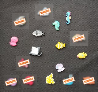 Magneti da frigo tema marino