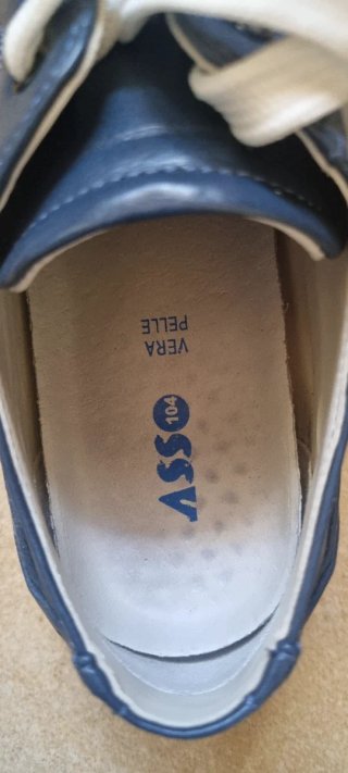 Scarpe eleganti bambino blu n.35