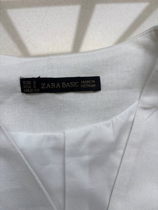 Conjunto falda y chaleco blanco Talla S