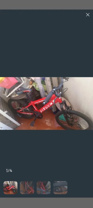 Bicicleta infantil roja JR20
