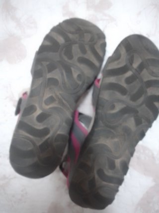 Sandalias Trekking Mujer Gris y Rosa