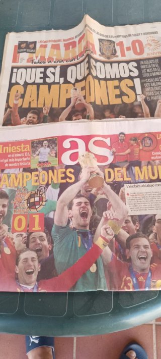 Periódicos As y Marca, especial copa del.mundo