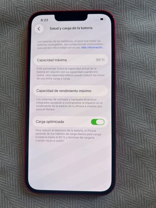 iPhone 14 128GB Rosso 89% Batteria