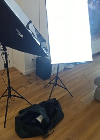 Focos de iluminación para fotografía