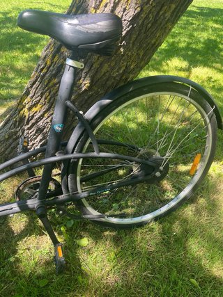 Bicicleta Paseo Btwin Negra