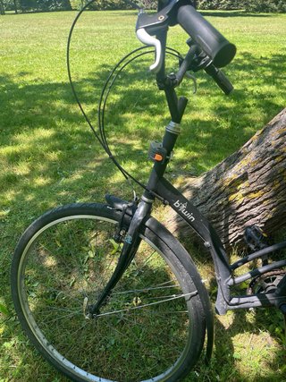 Bicicleta Paseo Btwin Negra