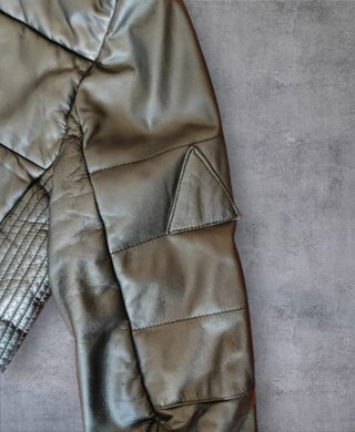 Giubbotto vera pelle Dalian uomo nero - tg S/M