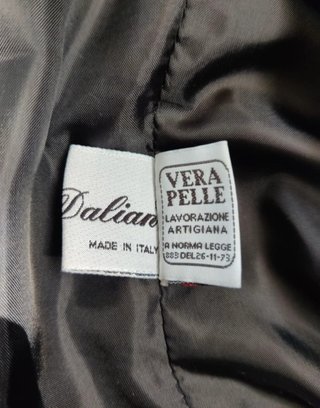 Giubbotto vera pelle Dalian uomo nero - tg S/M