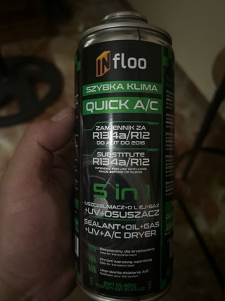 Kit recarga gas A/C coche R134a/R12