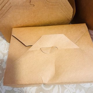 50 Cajas Kraft para Comida 70 oz