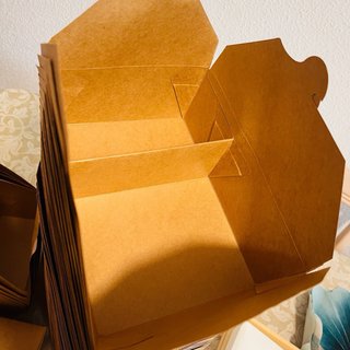 50 Cajas Kraft para Comida 70 oz