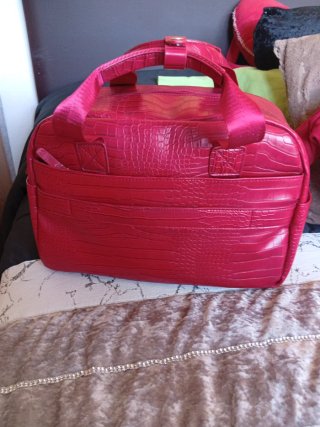 Neceser Gloria Ortiz Rojo Cocodrilo