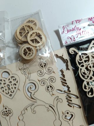 Lote Chipboard Adornos Scrapbooking
