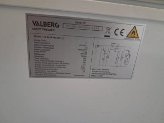 Congelador arcon valberg blanco