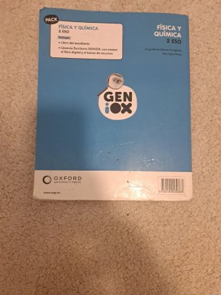 Física y Química oxford Geniox 2 eso