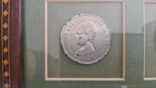 Moneda Plata España 1870